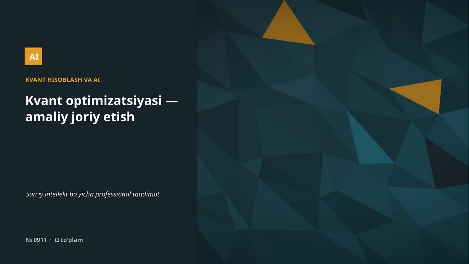 KVANT HISOBLASH VA AI