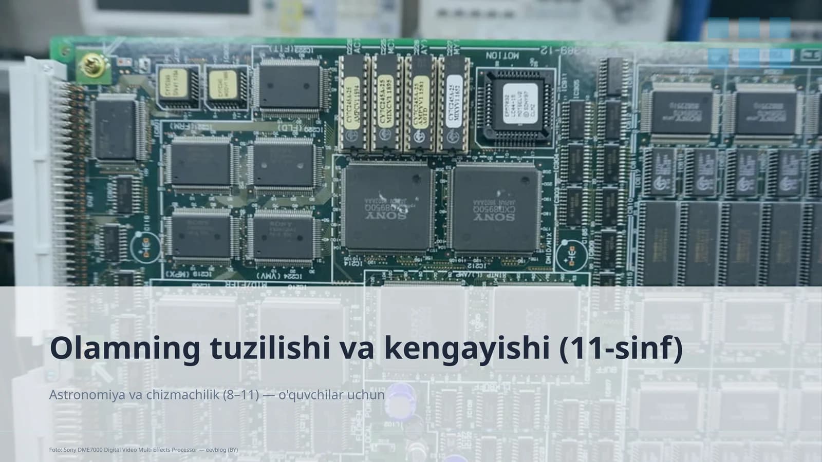 Olamning tuzilishi va kengayishi (11-sinf)