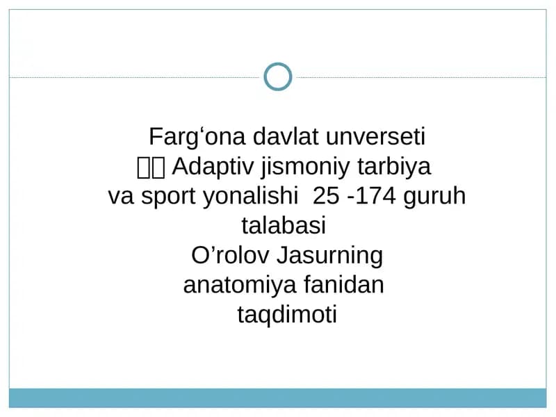 Hujayralarning bo’linish turlari.Mitoz.