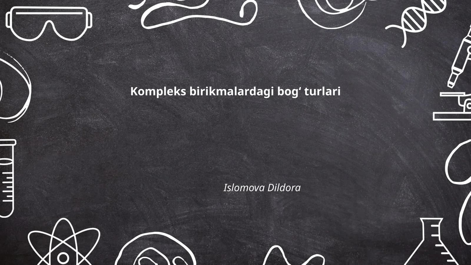 Kompleks birikmalardagi bogʻ turlari