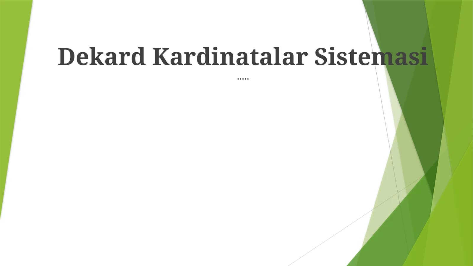 Dekard Kardinatalar Sistemasi