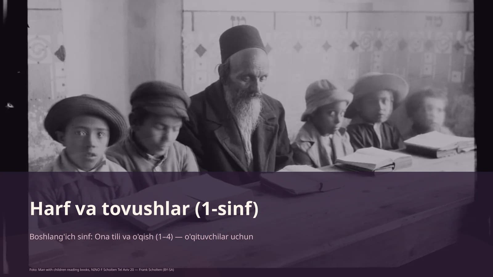 Harf va tovushlar (1-sinf)
