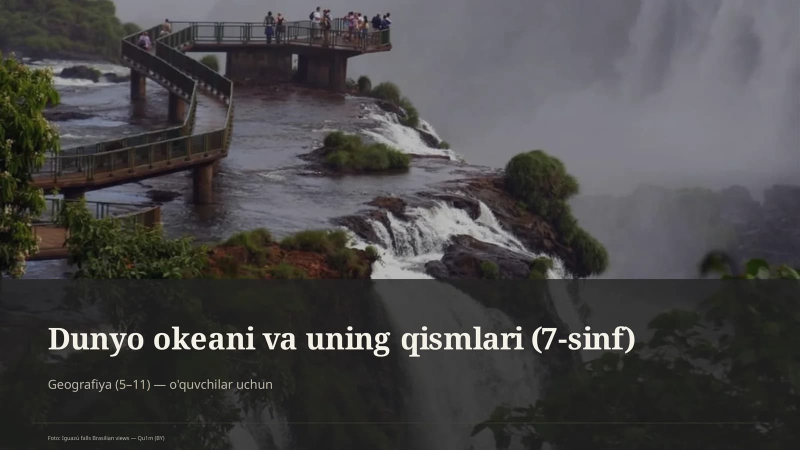 Dunyo okeani va uning qismlari (7-sinf)