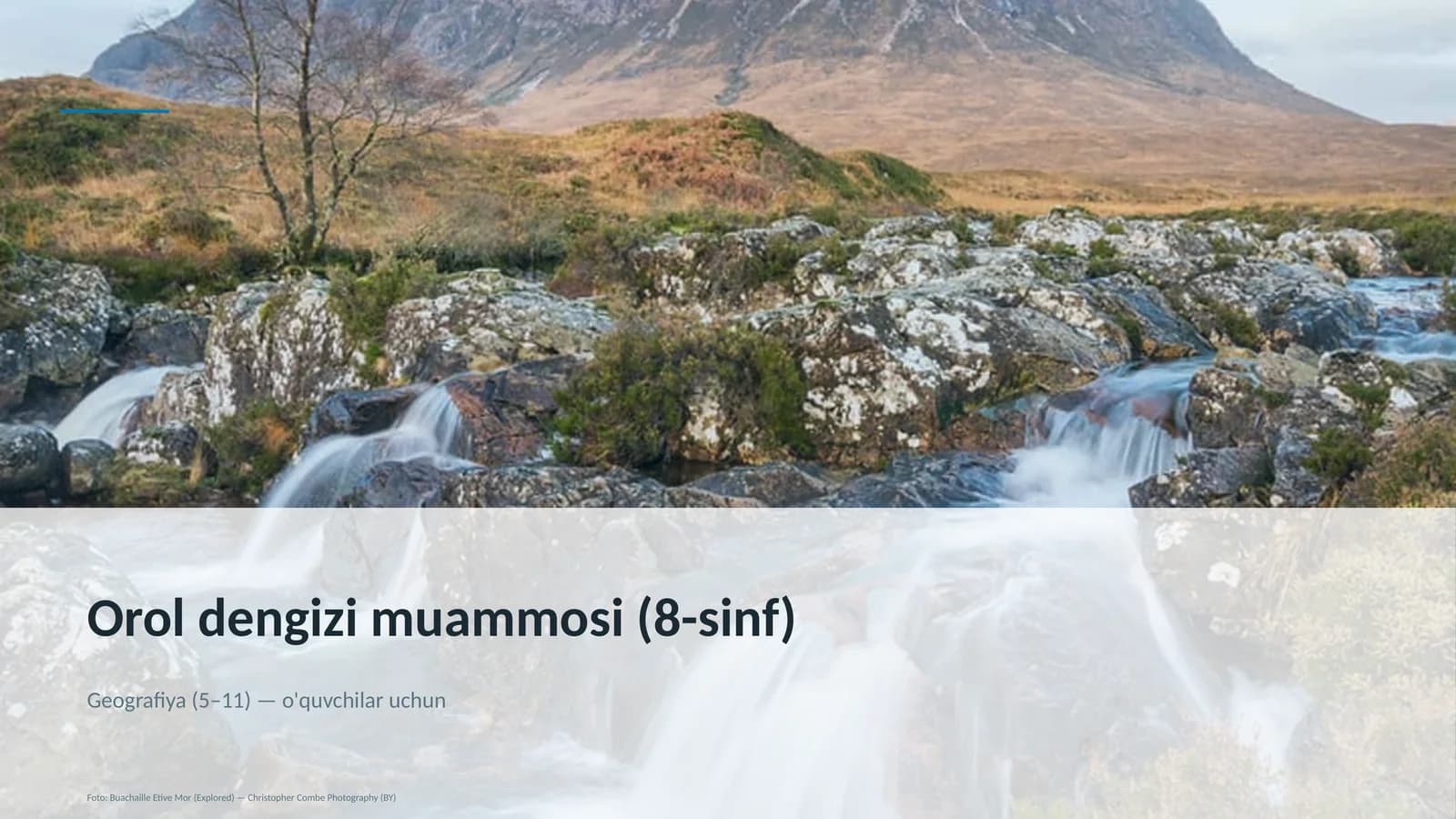 Orol dengizi muammosi (8-sinf)