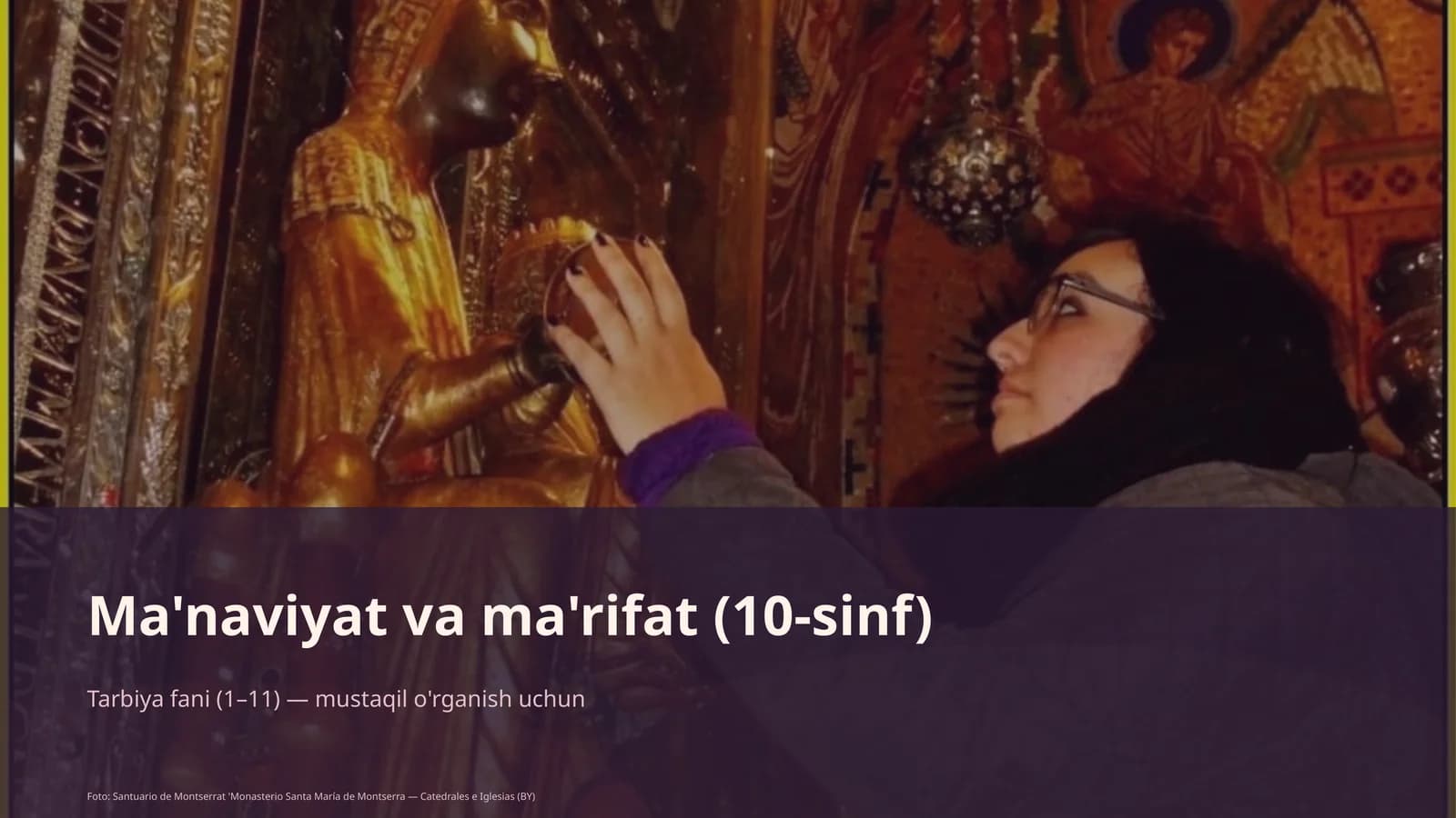 Ma'naviyat va ma'rifat (10-sinf)