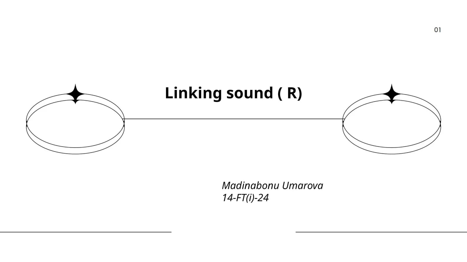 Linking sound ( R)