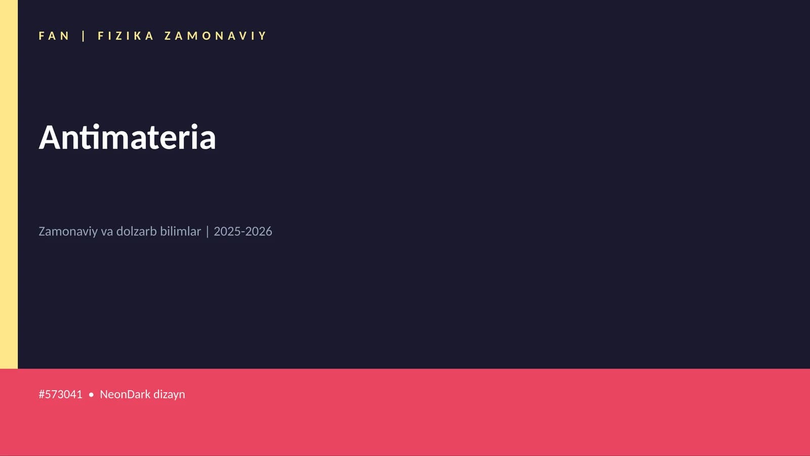 Antimateria