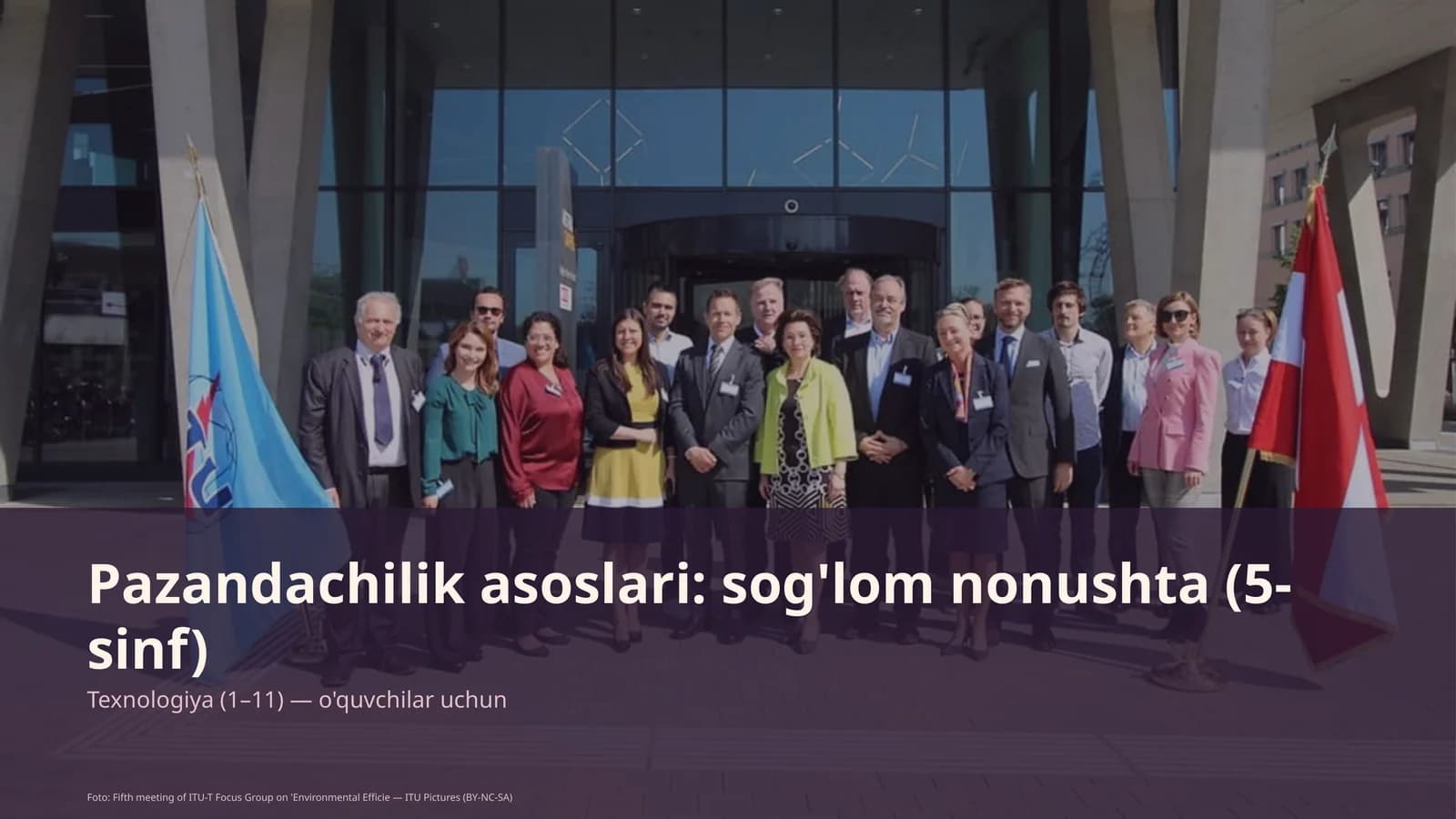 Pazandachilik asoslari: sog'lom nonushta (5-sinf)