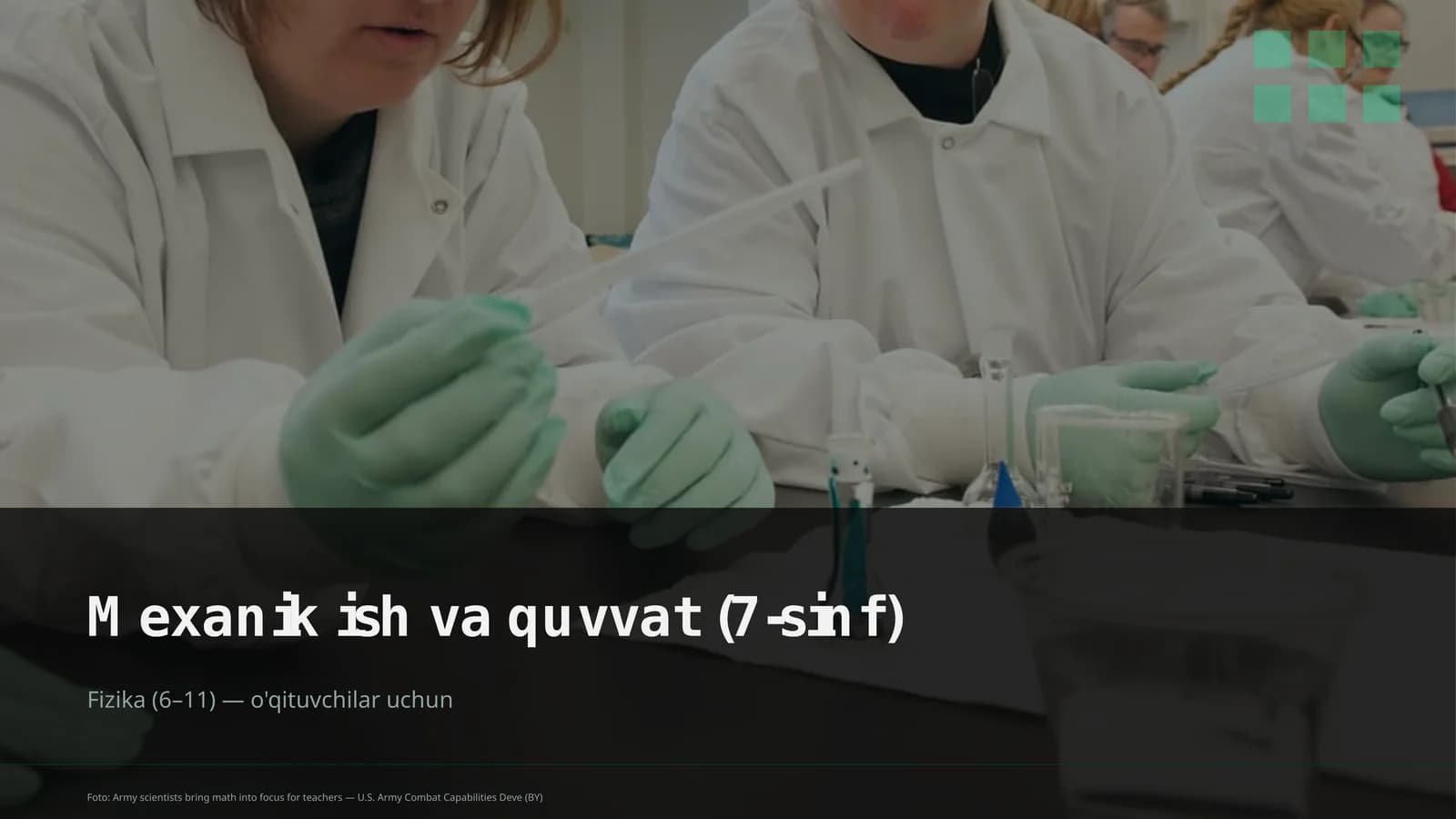 Mexanik ish va quvvat (7-sinf)