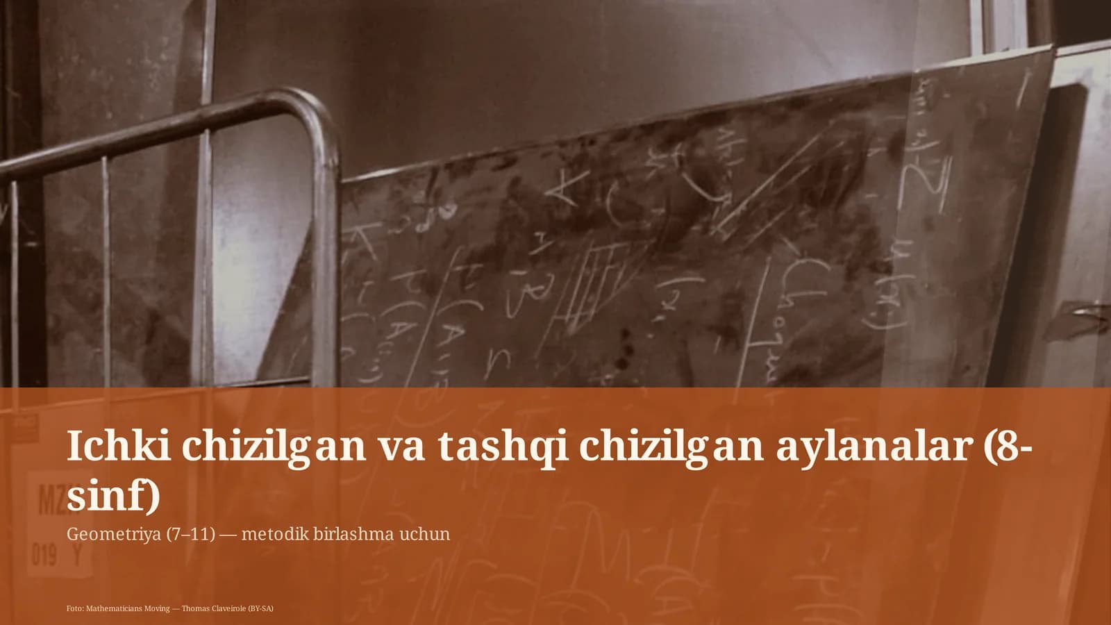 Ichki chizilgan va tashqi chizilgan aylanalar (8-sinf)