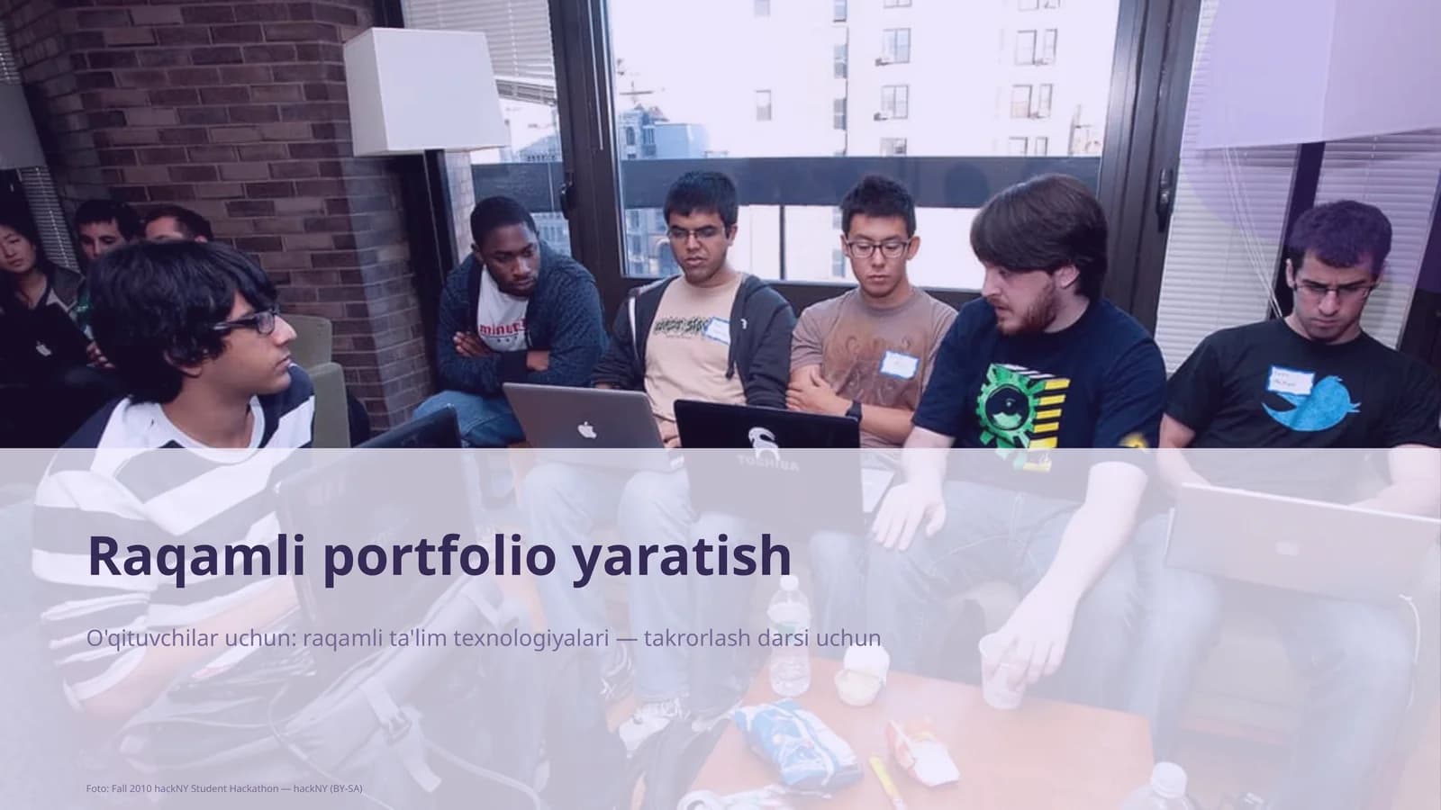 Raqamli portfolio yaratish