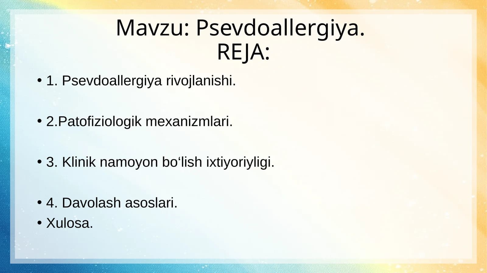 Psevdoallergiya