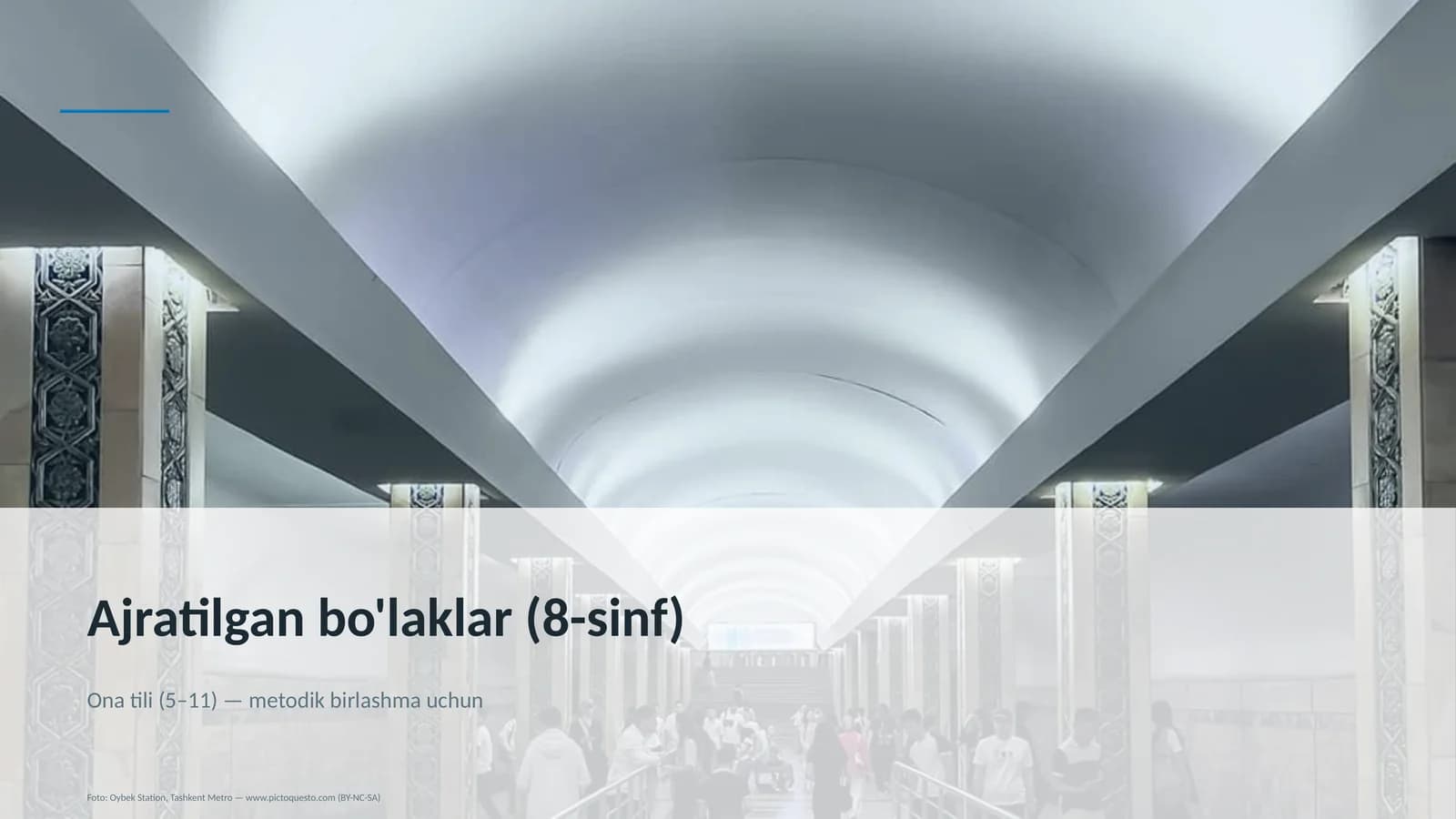 Ajratilgan bo'laklar (8-sinf)