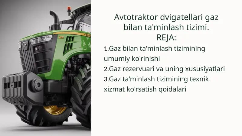 Gaz bilan ta'minlash tizimi