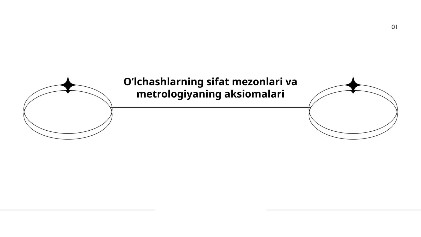 Oʻlchashlarning sifat mezonlari va metrologiyaning aksiomalari