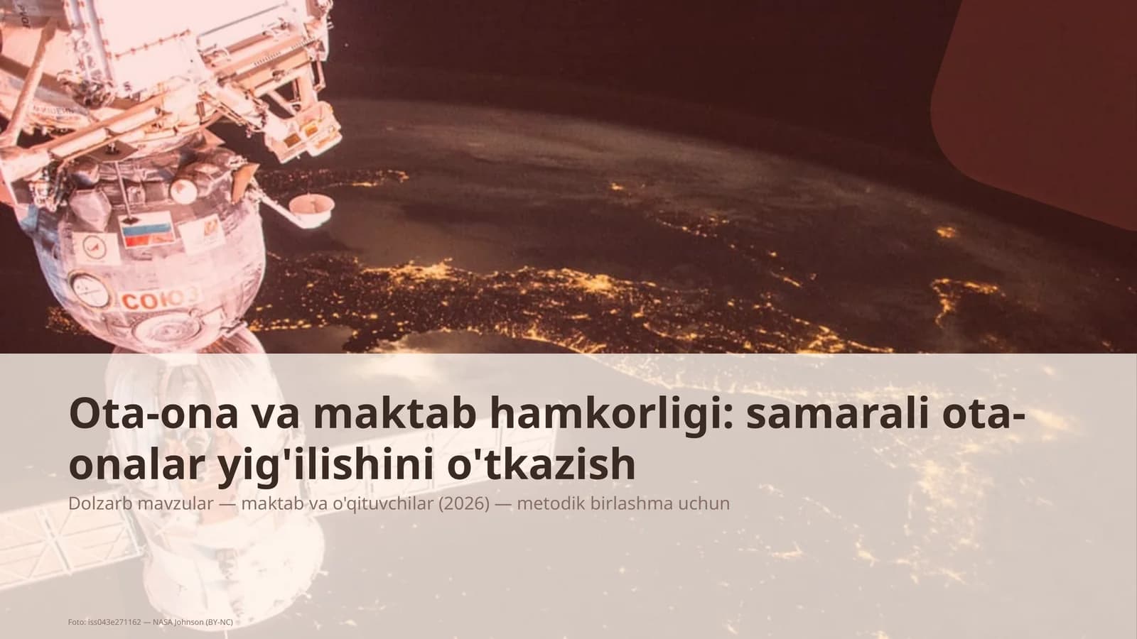 Ota-ona va maktab hamkorligi: samarali ota-onalar yig'ilishini o'tkazish