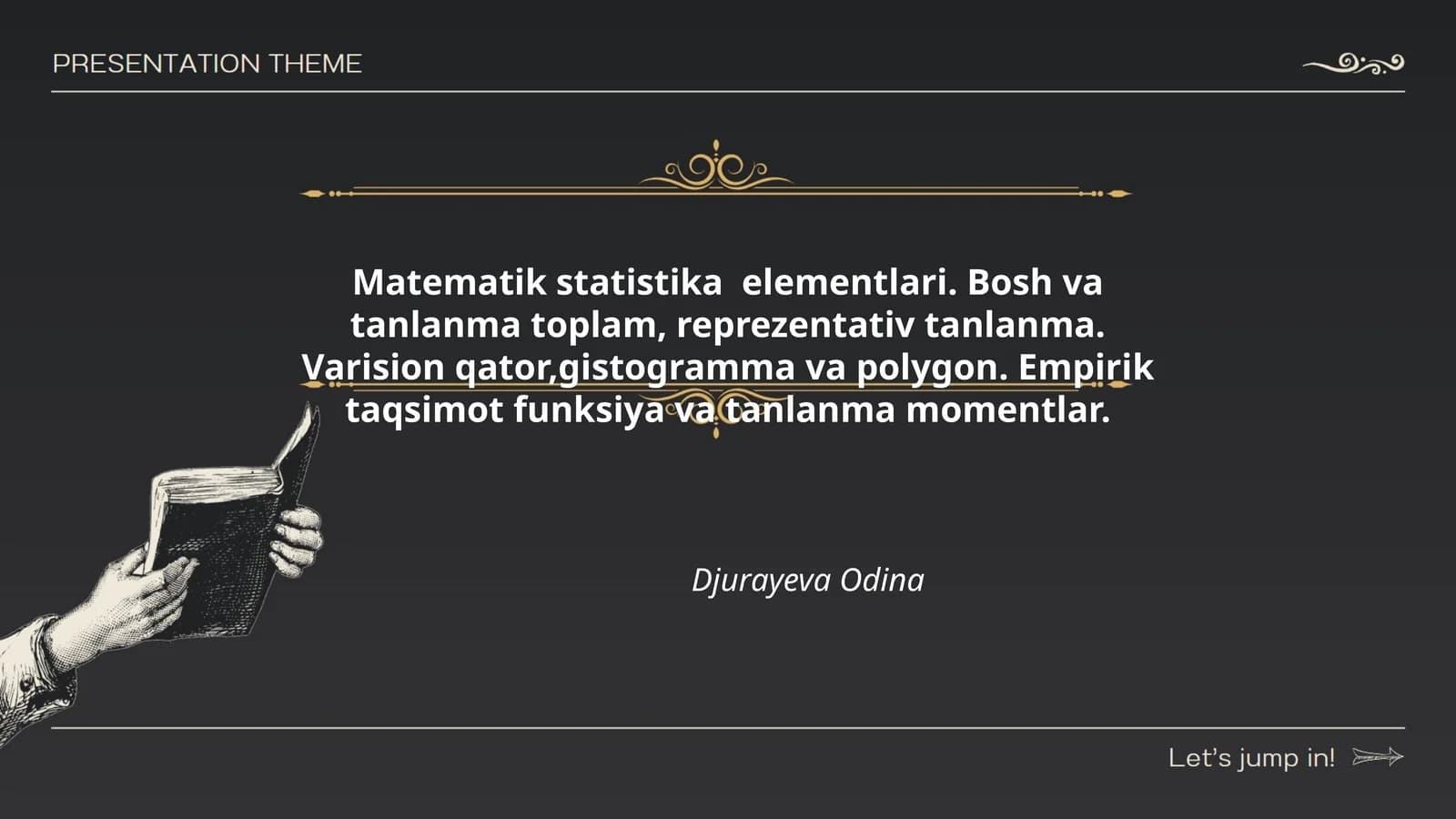 Matematik statistika elementlari
