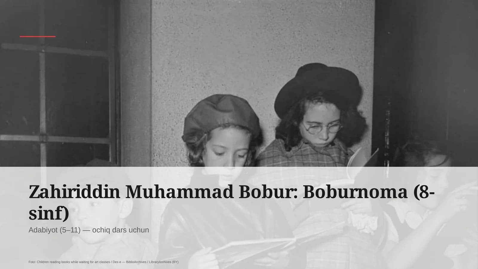 Boburnoma (8-sinf)