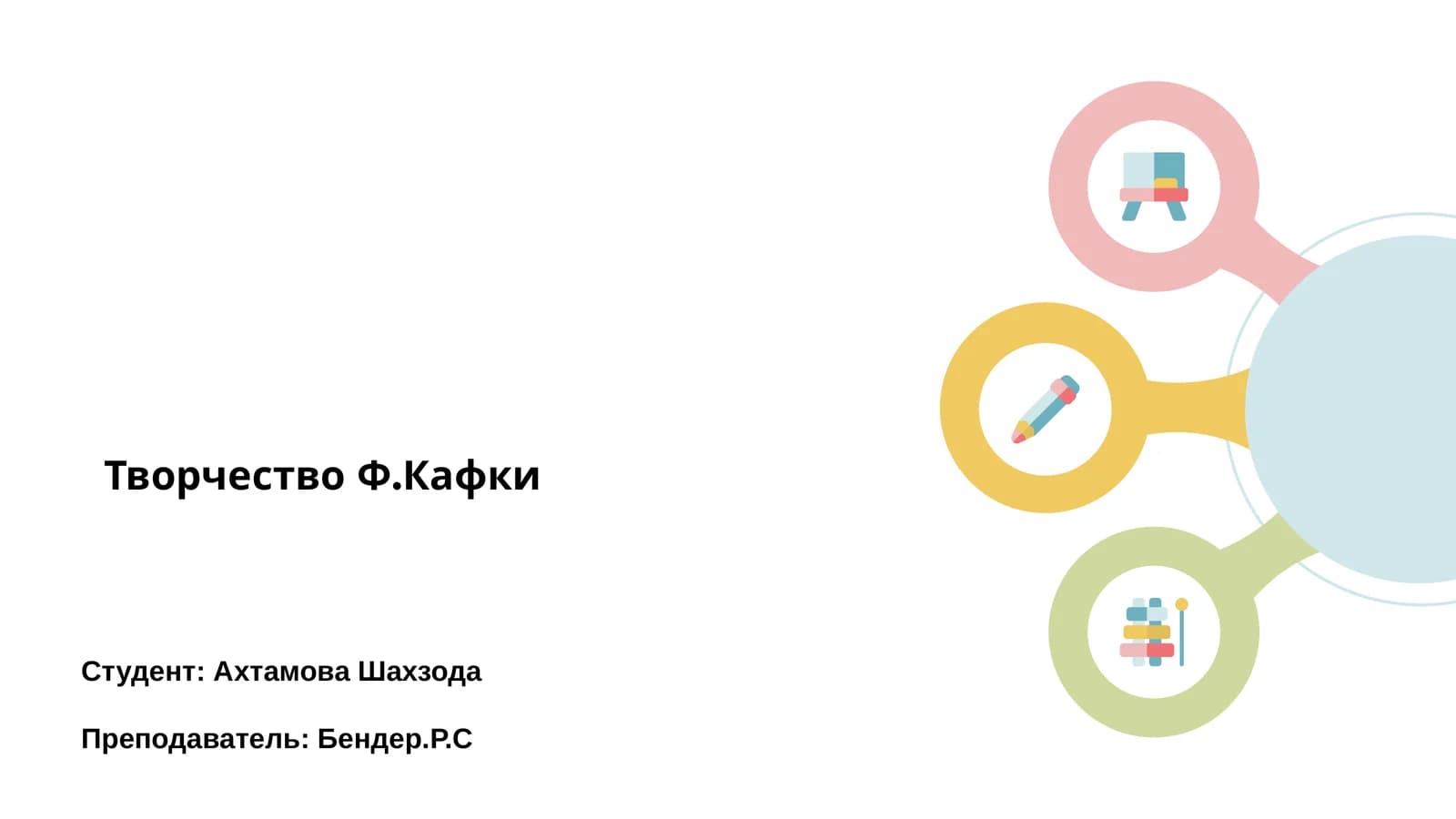 Творчество Ф.Кафки