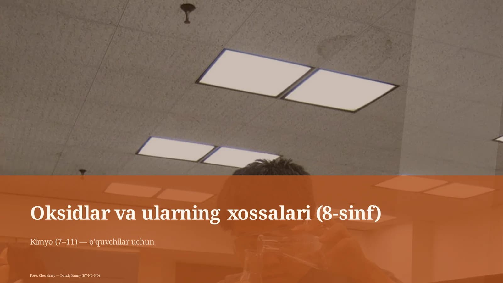 Oksidlar va ularning xossalari (8-sinf)