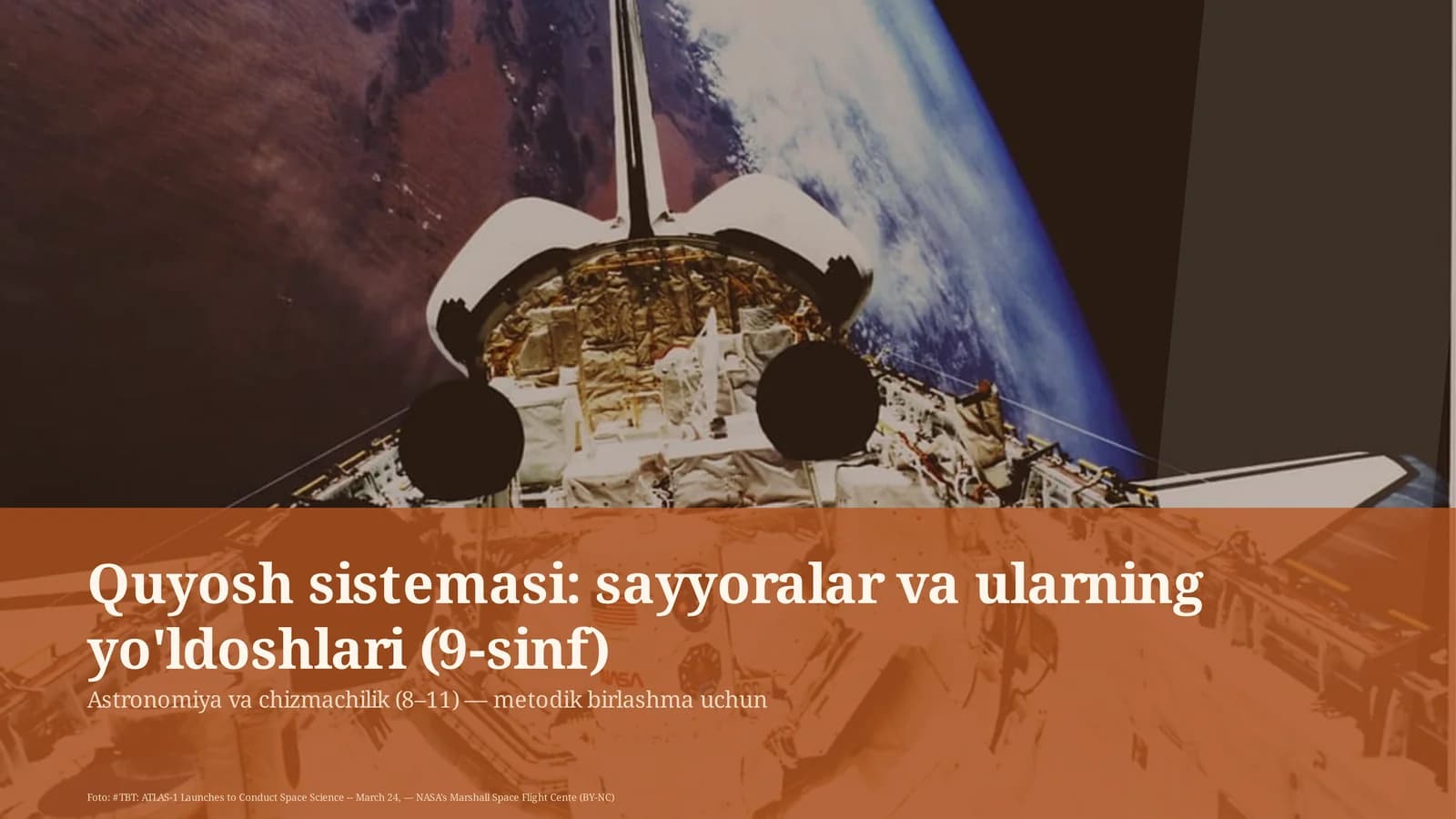 Astronomiya va chizmachilik (8–11)