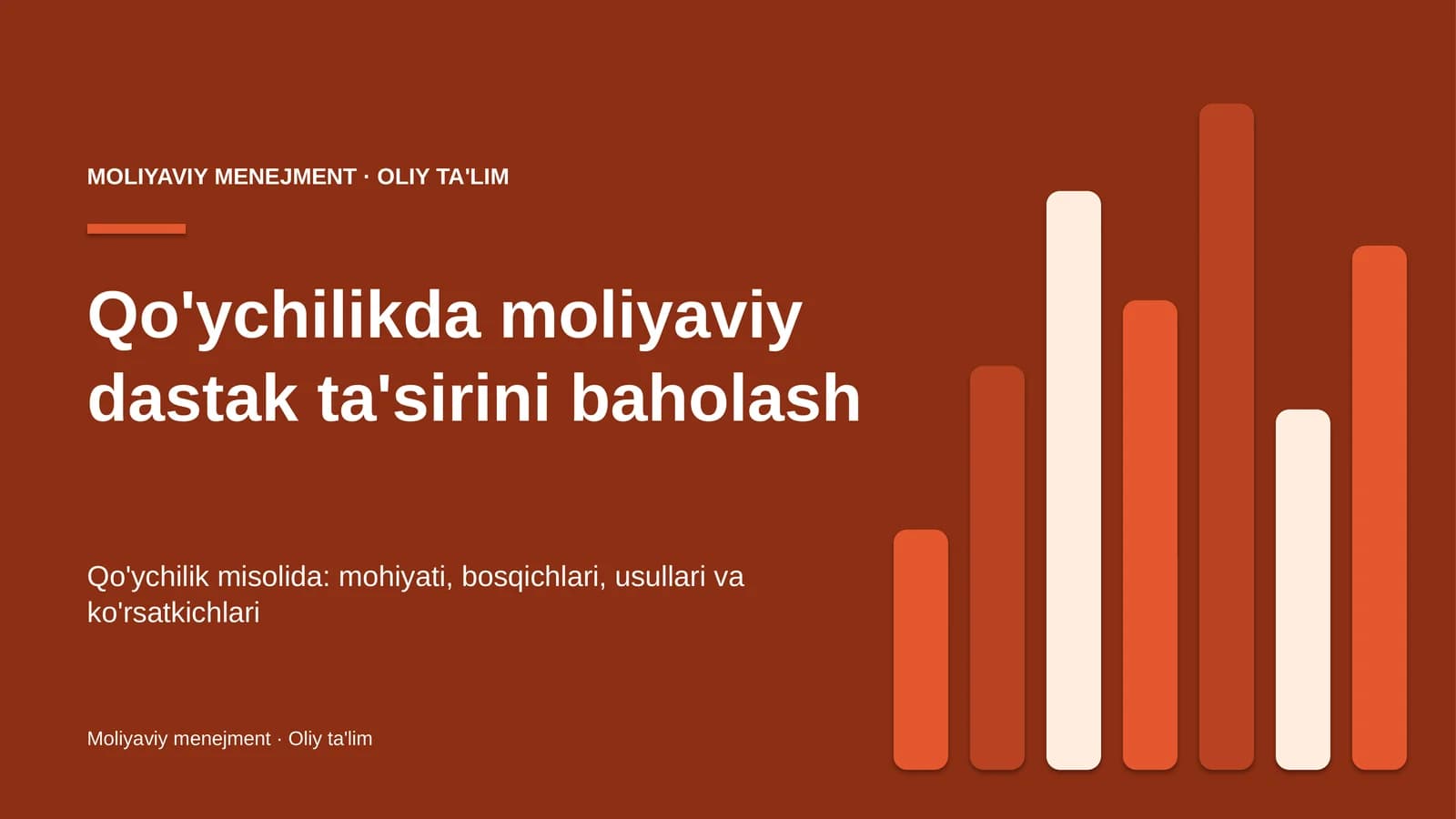 qo'ychilikda moliyaviy dastak ta'sirini baholash 2428