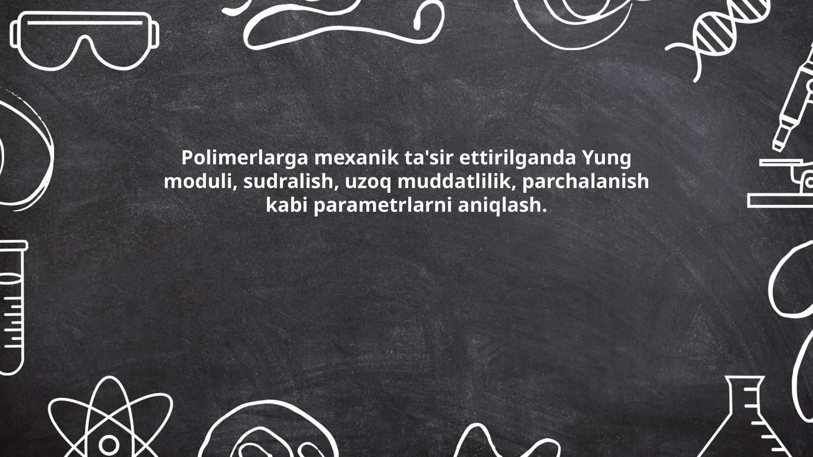 Polimerlar mekhanika xususiyatlari