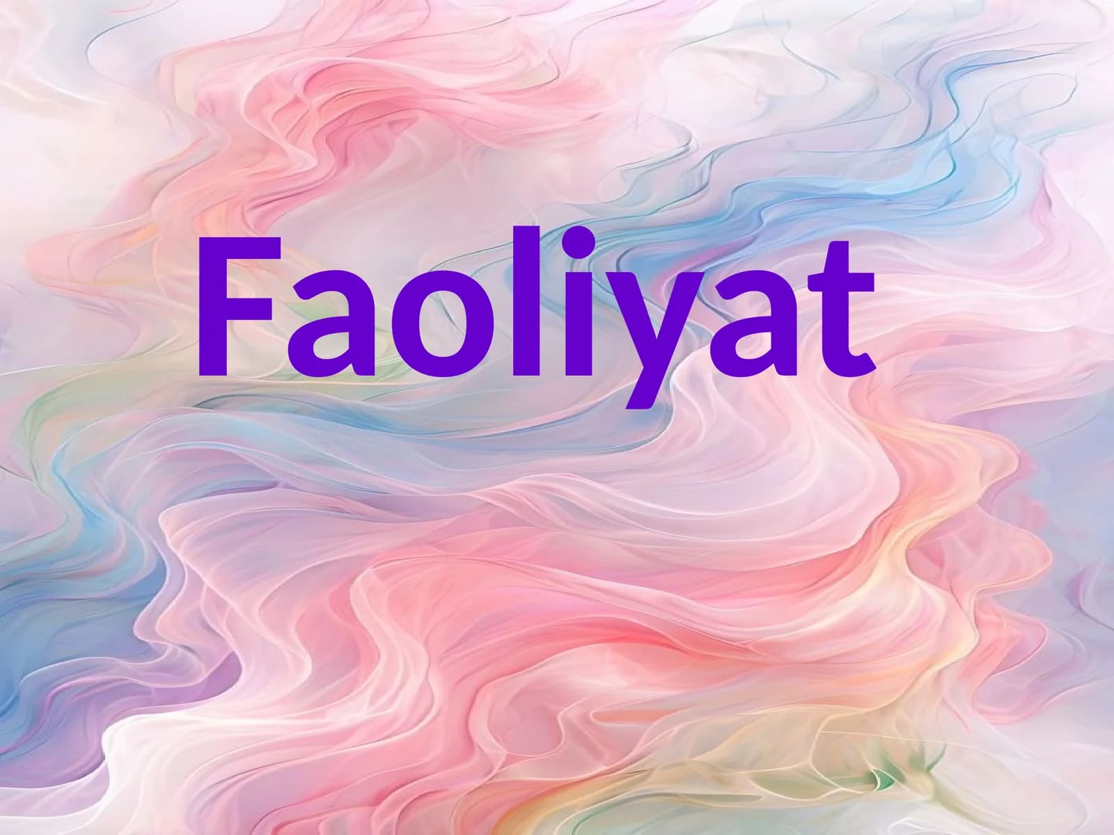 Faoliyat