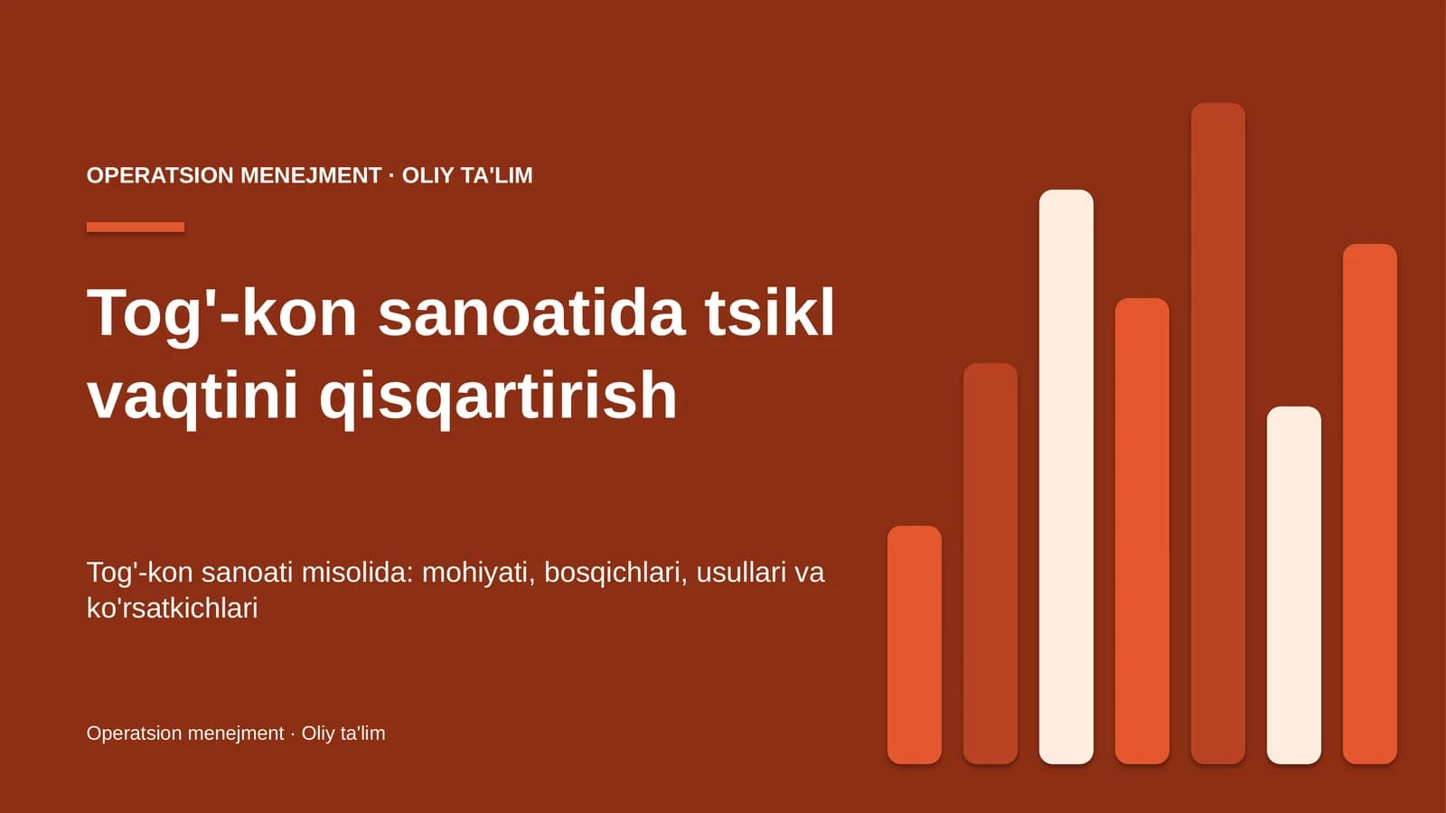 tog' kon sanoatida tsikl vaqtini qisqartirish 8162