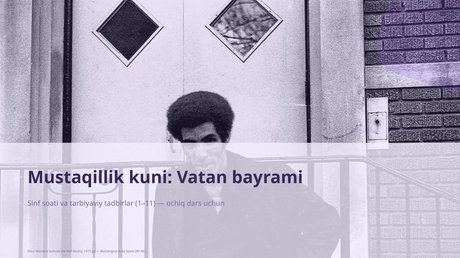 Sinf soati va tarbiyaviy tadbirlar