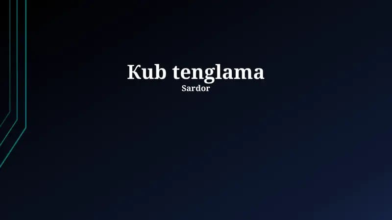 Kub tenglama