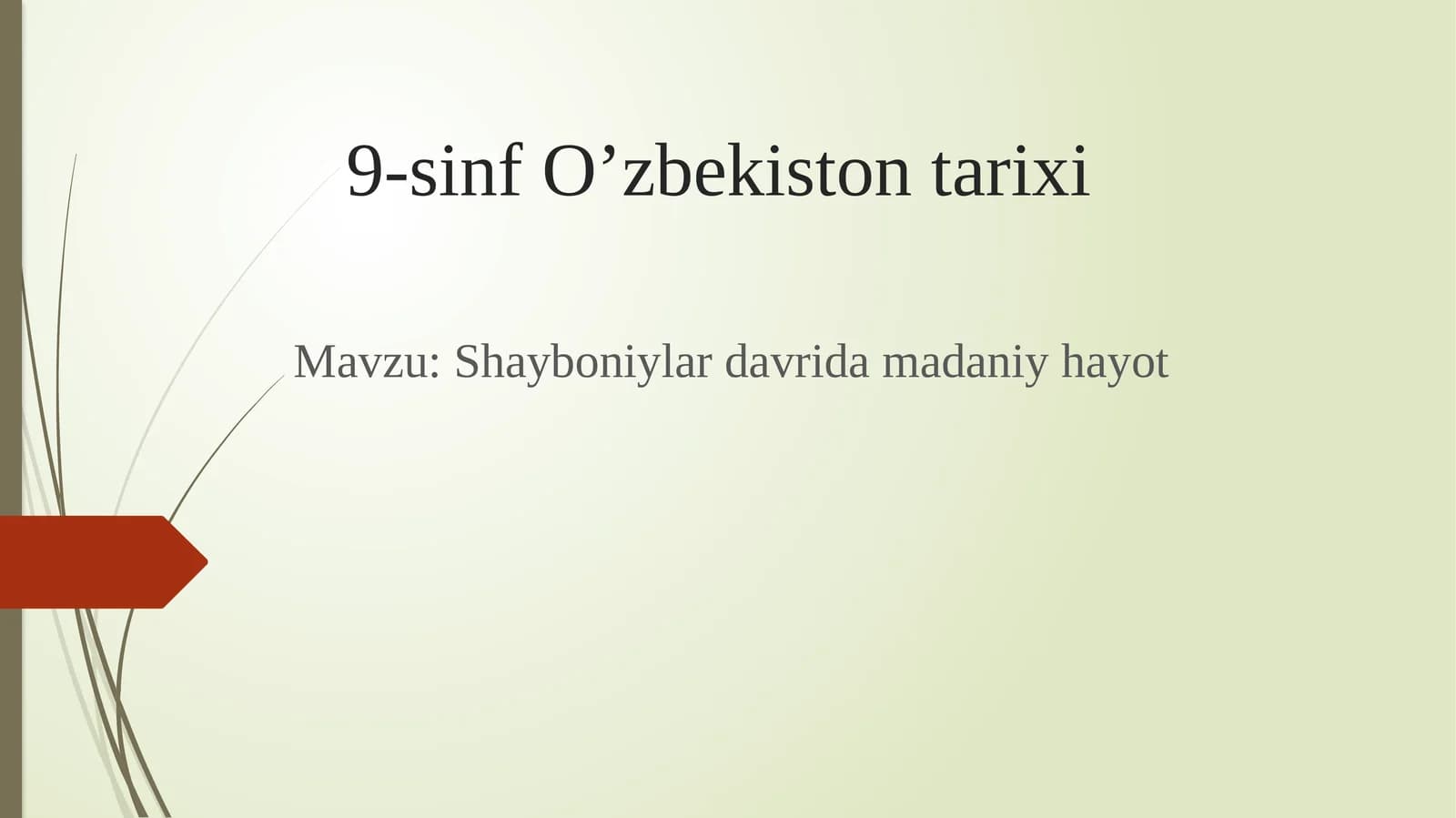 9-sinf O’zbekiston tarixi Shayboniylar_davrida_madaniy_hayot
