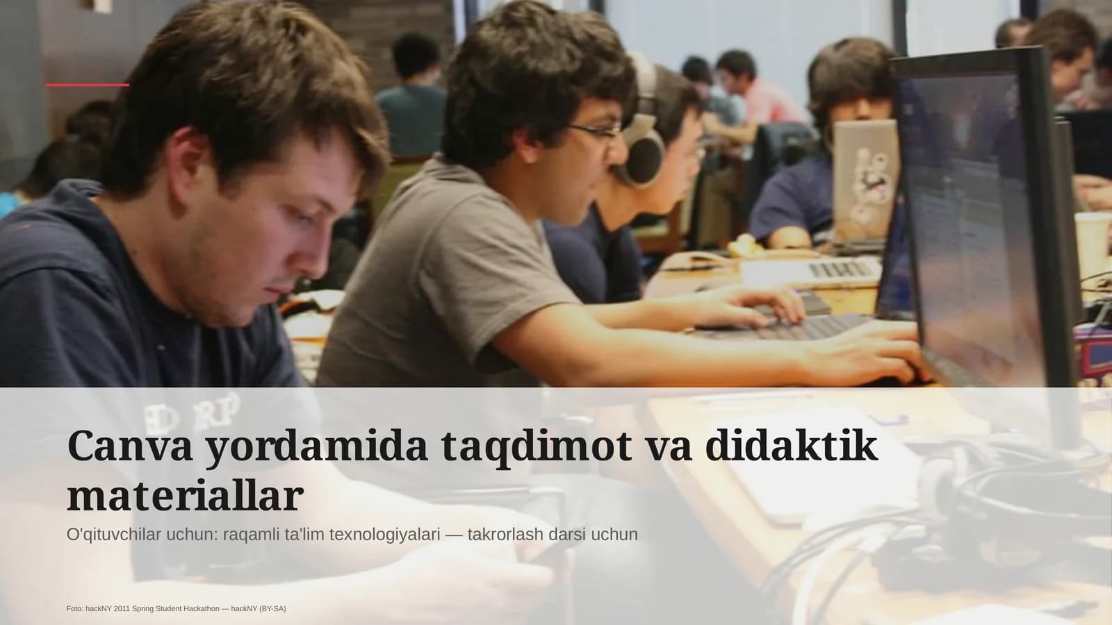 Taqdimotlar va dastur namoyish