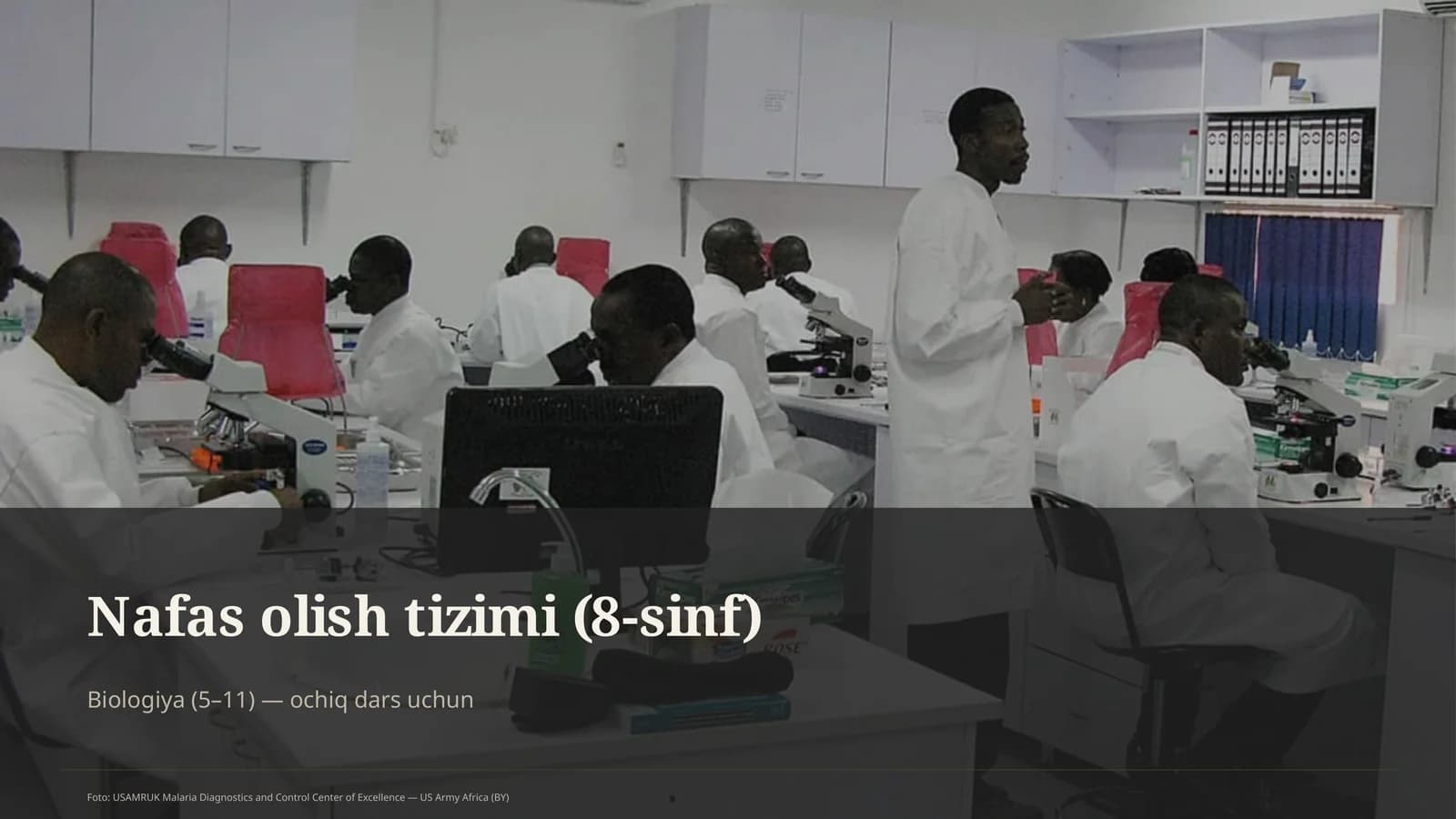 Nafas olish tizimi (8-sinf) Biologiya (5–11) — ochiq dars uchun