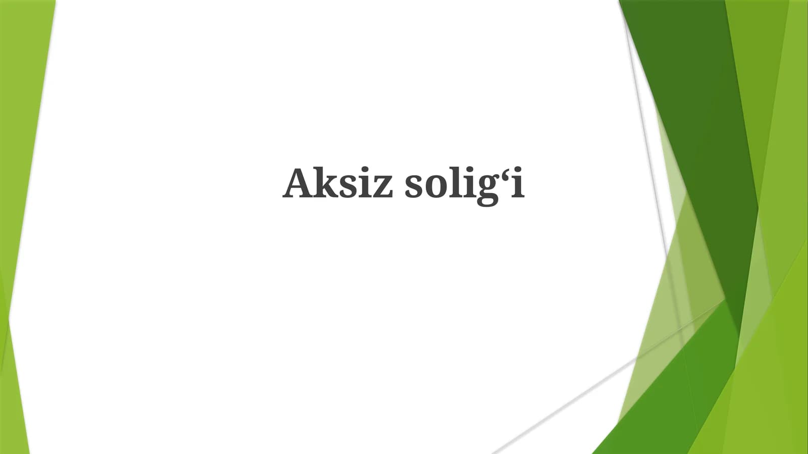Aksizsoligʻi