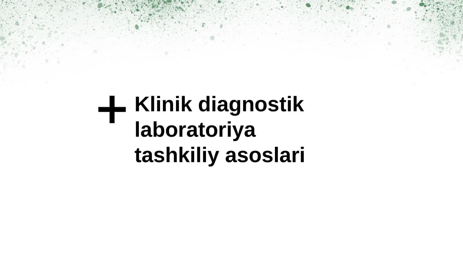 Klinikdiagnostik laboratoriyatashkiliyasoslari