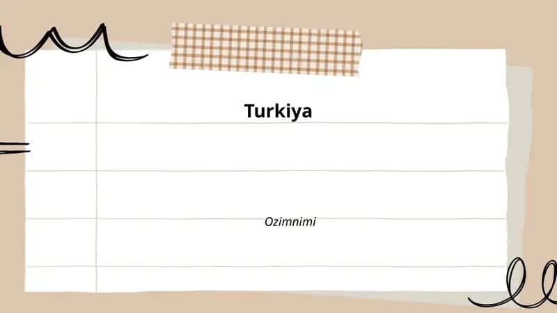 Turkiya tarixi