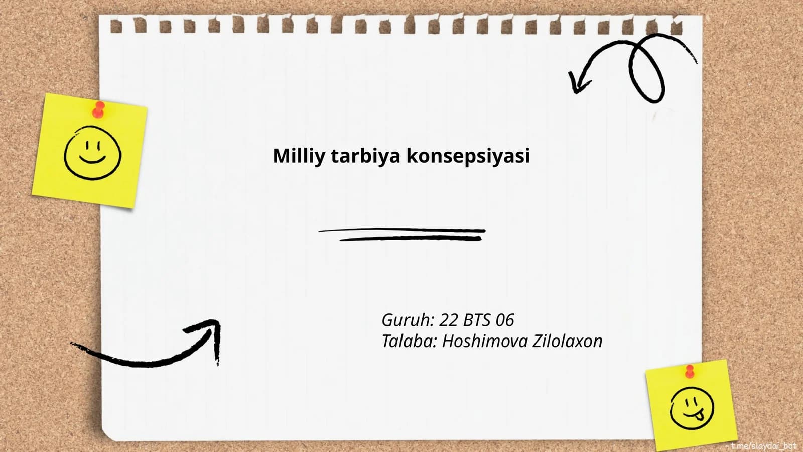 Milliy tarbiya konsepsiyasi