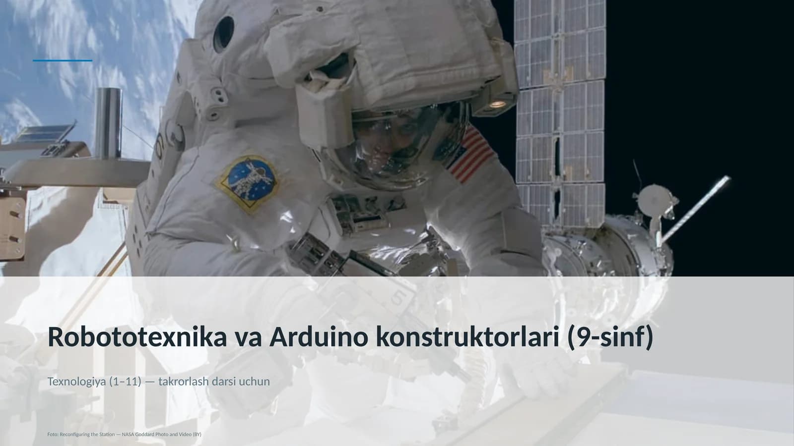 Robototexnika va Arduino konstruktorlari (9-sinf)