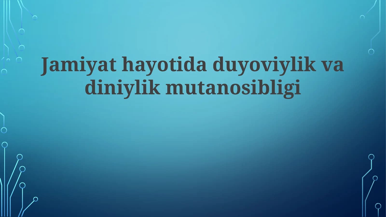Jamiyathayotidaduyoviylikvadiniylikmutanosibligi
