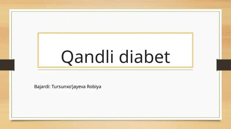 Qandlidiabet