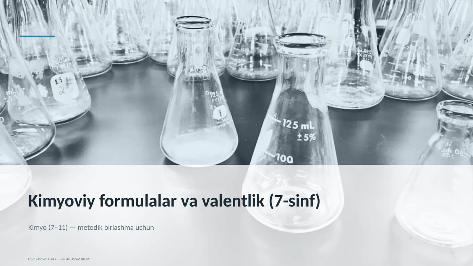 Kimyoviy formulalar va valentlik (7-sinf)