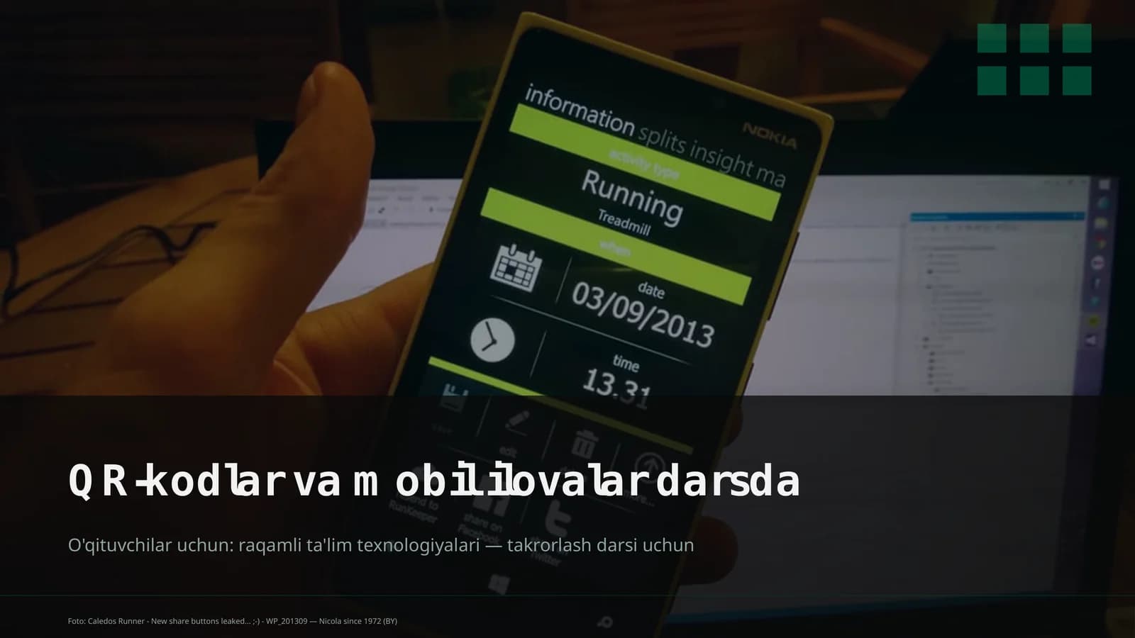 QR-kodlar va mobil ilovalar darsda