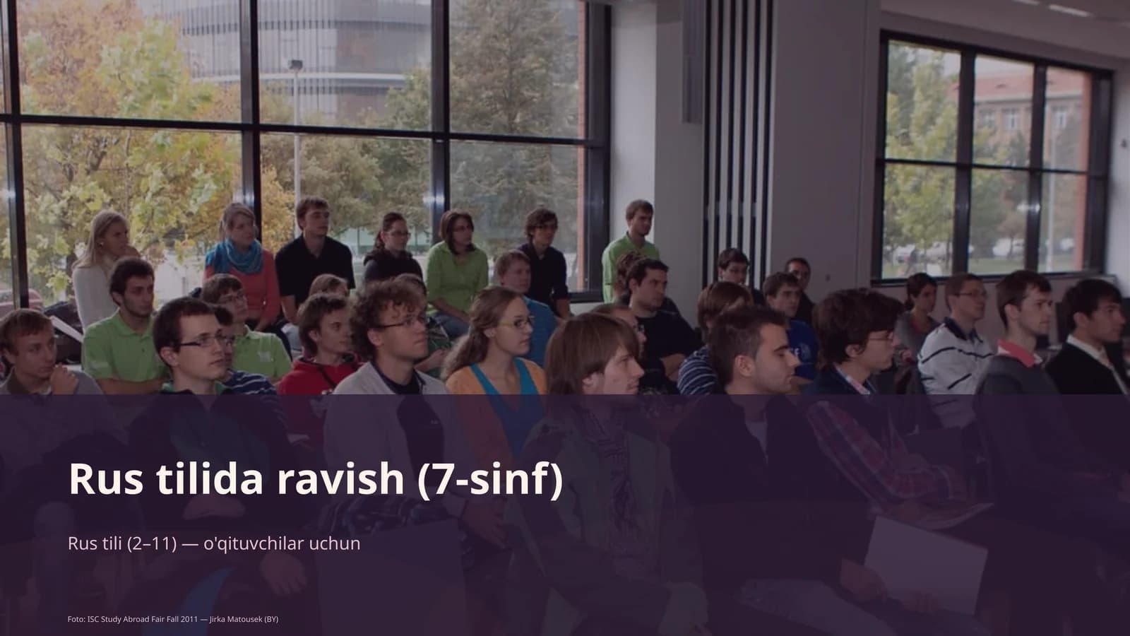 Rus tilida ravish (7-sinf)