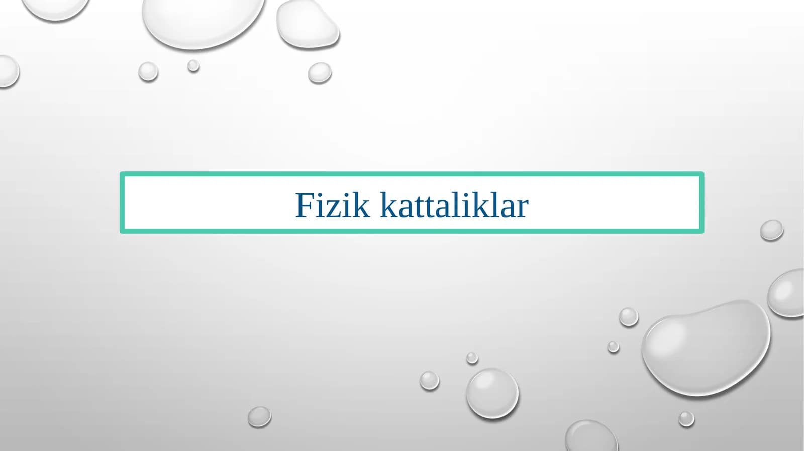 Fizik kattaliklar