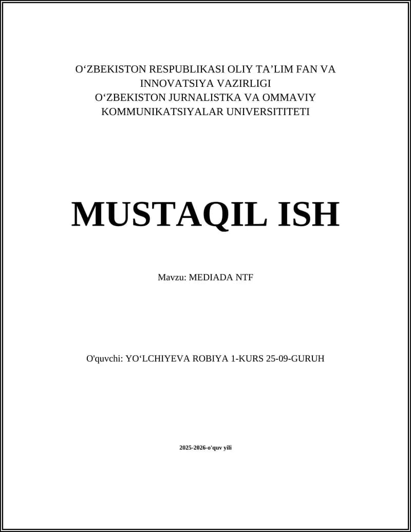 Mediada NFT