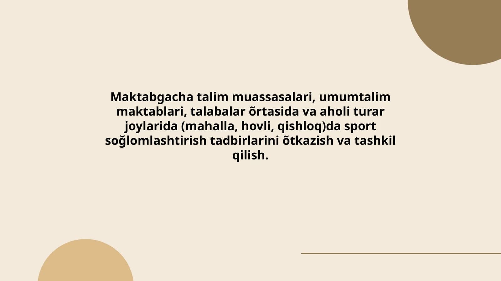 Sport soğlomlashtirish tadbirlari