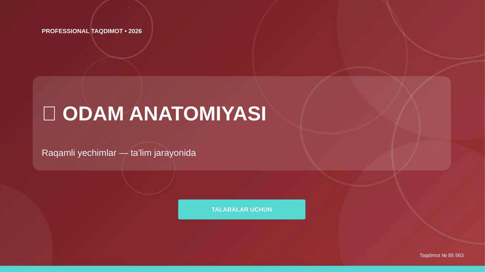 ODAM ANATOMIYASI