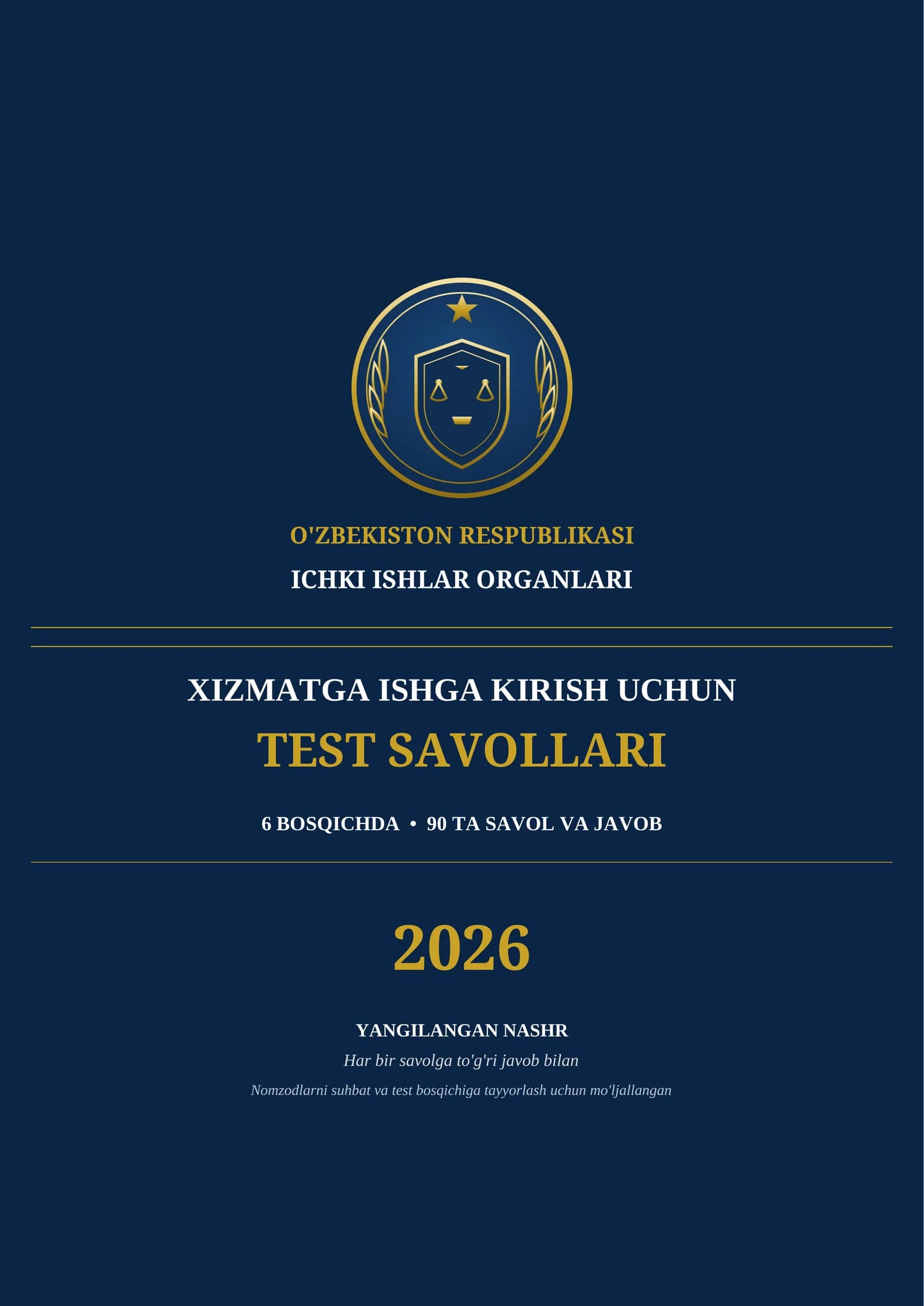 IIB test savollari 2026