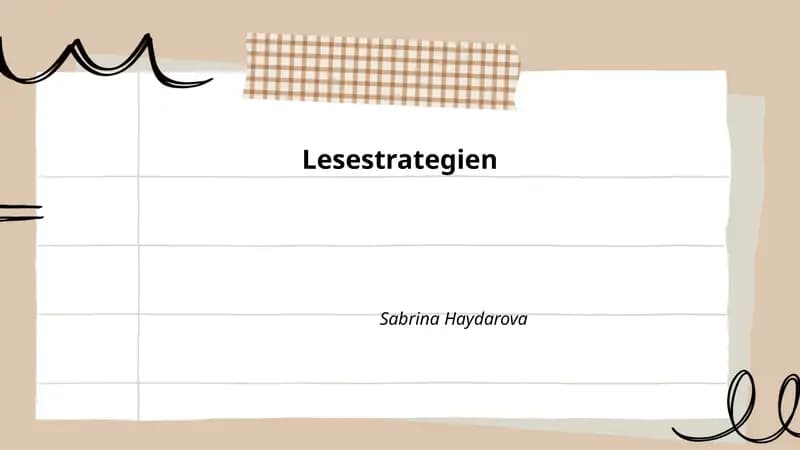 Lesestrategien